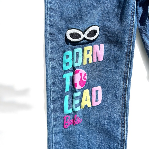 Barbie Girls‎ Jeans Denim Straight Leg Born To Lead Size 8 - Picture 3 of 5